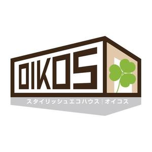 坂倉木綿 (tatsuki)さんの「スタイリッシュエコハウス　OIKOS 　オイコス」のロゴ作成への提案