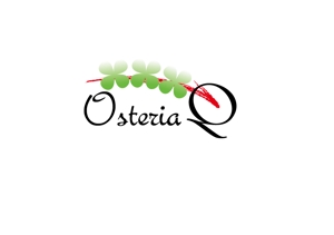 L-design (late2525)さんのイタリア料理店「Osteria　Ｑ」のロゴへの提案