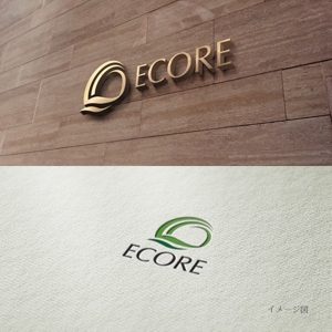 coco design (tomotin)さんの賃貸マンション名（ecore）と新会社設立（株式会社ecore）のロゴへの提案