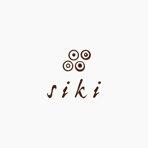 NAKAMITSU Design (HIROKI_NAKAMITSU)さんのハンドメイドアクセサリー・雑貨ショップ「siki」のロゴ作成への提案