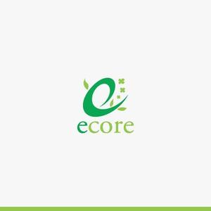 yuizm ()さんの賃貸マンション名（ecore）と新会社設立（株式会社ecore）のロゴへの提案