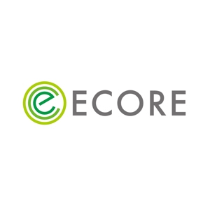 RO (uji52)さんの賃貸マンション名（ecore）と新会社設立（株式会社ecore）のロゴへの提案