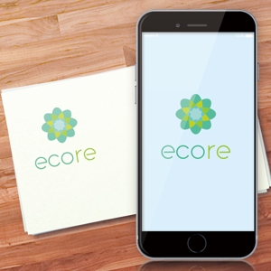 yamada ()さんの賃貸マンション名（ecore）と新会社設立（株式会社ecore）のロゴへの提案