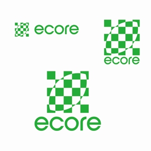 agnes (agnes)さんの賃貸マンション名（ecore）と新会社設立（株式会社ecore）のロゴへの提案