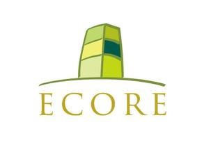 西村 (nishimu224)さんの賃貸マンション名（ecore）と新会社設立（株式会社ecore）のロゴへの提案