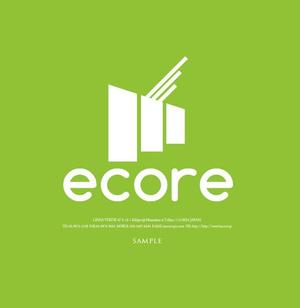 郷山志太 (theta1227)さんの賃貸マンション名（ecore）と新会社設立（株式会社ecore）のロゴへの提案