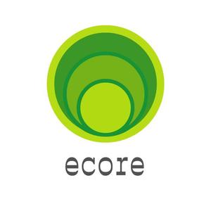 yuiciii ()さんの賃貸マンション名（ecore）と新会社設立（株式会社ecore）のロゴへの提案