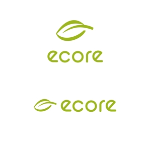 angie design (angie)さんの賃貸マンション名（ecore）と新会社設立（株式会社ecore）のロゴへの提案
