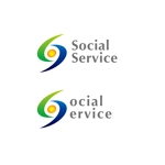 angie design (angie)さんの介護用品の販売や訪問介護の人材派遣を行う「ソーシャルサービス」のロゴへの提案