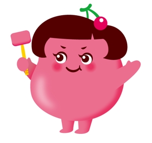ohuchi (aooo)さんの駄菓子さくらんぼもちのイメージキャラクターデザインへの提案