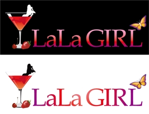 kiuchi999さんの「LaLa GIRL」のロゴ作成への提案