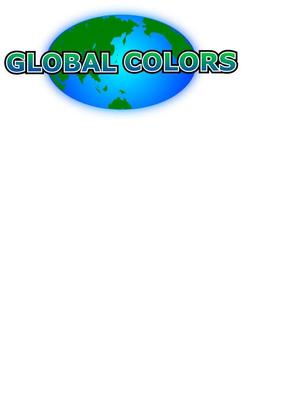 Y.A ENGINEERING (youfx72)さんの英語教室「GLOBAL COLORS」のロゴへの提案