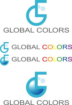 SUN DESIGN (keishi0016)さんの英語教室「GLOBAL COLORS」のロゴへの提案