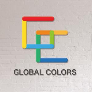 Ribbon Design (reina017)さんの英語教室「GLOBAL COLORS」のロゴへの提案