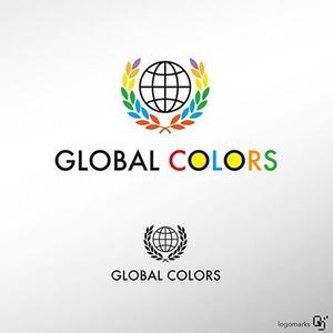 かざり龍一 (wenlong)さんの英語教室「GLOBAL COLORS」のロゴへの提案