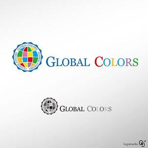 かざり龍一 (wenlong)さんの英語教室「GLOBAL COLORS」のロゴへの提案