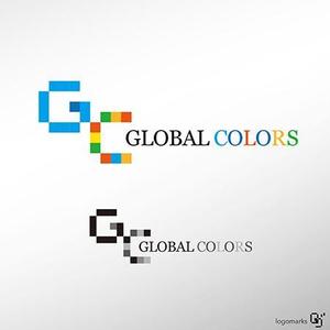 かざり龍一 (wenlong)さんの英語教室「GLOBAL COLORS」のロゴへの提案