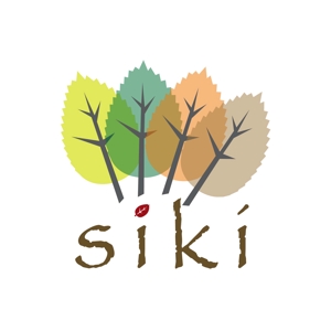 アトリエジアノ (ziano)さんのハンドメイドアクセサリー・雑貨ショップ「siki」のロゴ作成への提案