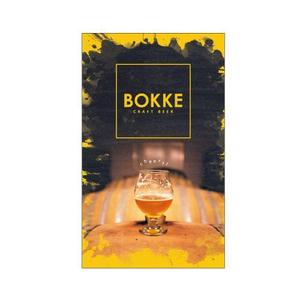 minecoco (mio_g_0331)さんのクラフトビールを扱う飲食店の「BOKKE」のショップカード（名刺サイズ）への提案