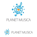 d-o2 (d-o2)さんの少人数向け吹奏楽譜会社「PLANETMUSICA」の会社ロゴへの提案