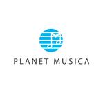 pongoloid studio (pongoloid)さんの少人数向け吹奏楽譜会社「PLANETMUSICA」の会社ロゴへの提案