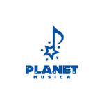 yusa_projectさんの少人数向け吹奏楽譜会社「PLANETMUSICA」の会社ロゴへの提案