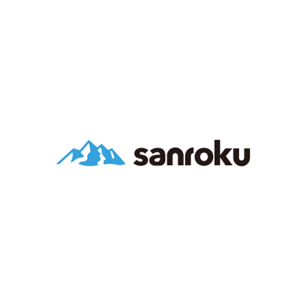 「sanroku」のロゴ作成