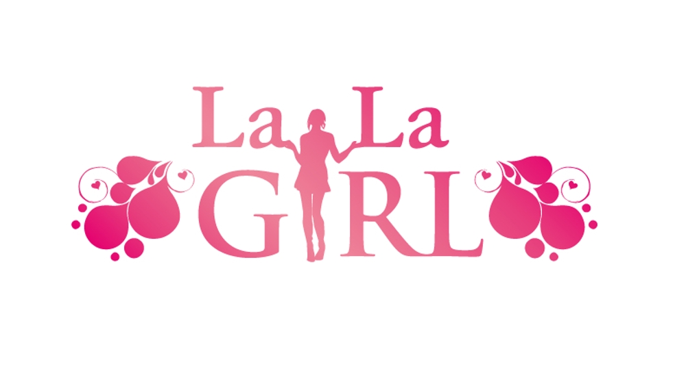 「LaLa GIRL」のロゴ作成