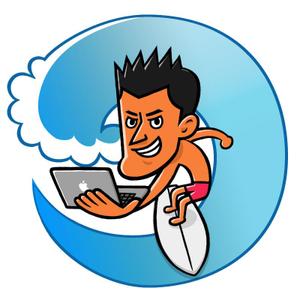 ponpokopoo (ponpokopoo)さんのあごが出た「あごサーファー」のキャラクターデザインへの提案