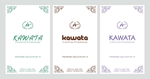 K-Design (kurohigekun)さんの個人エステサロンの「kawata」のスタンド看板への提案