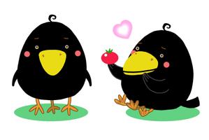 ペイ子 ()さんのヤタガラスのイラストへの提案