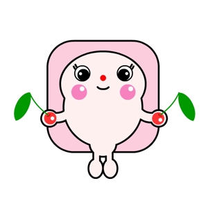 スタジオ　ピース (peace-jun)さんの駄菓子さくらんぼもちのイメージキャラクターデザインへの提案