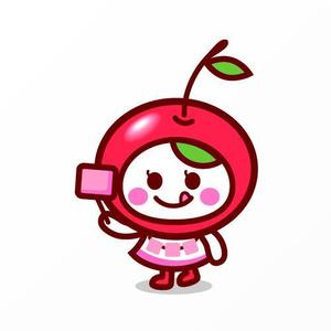 Jelly (Jelly)さんの駄菓子さくらんぼもちのイメージキャラクターデザインへの提案