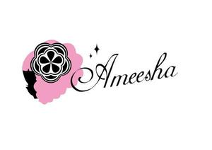 * e r i * (carameli0u0)さんの「Ameesha」のロゴ作成への提案