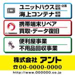 K-Design (kurohigekun)さんの株式会社　アント　営業本部の看板への提案