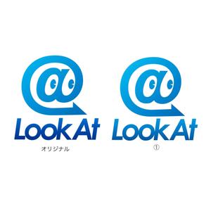 アトリエジアノ (ziano)さんの「「Look At」または「Look@」」のロゴ作成への提案