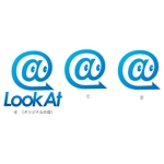 アトリエジアノ (ziano)さんの「「Look At」または「Look@」」のロゴ作成への提案