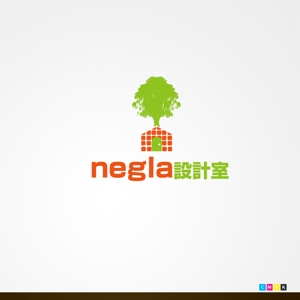 ligth (Serkyou)さんの設計事務所兼工務店「negla設計室」のロゴへの提案