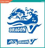 株式会社クリエイターズ (tatatata55)さんの主に趣味であるカジキ釣りに使用する船「DRAGONⅤ」のロゴへの提案