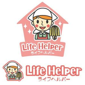 常盤 (tokiwa-snow)さんの家政婦・家事代行・ハウスクリーニング等の総合サービス「ライフヘルパー」のキャラクターロゴへの提案