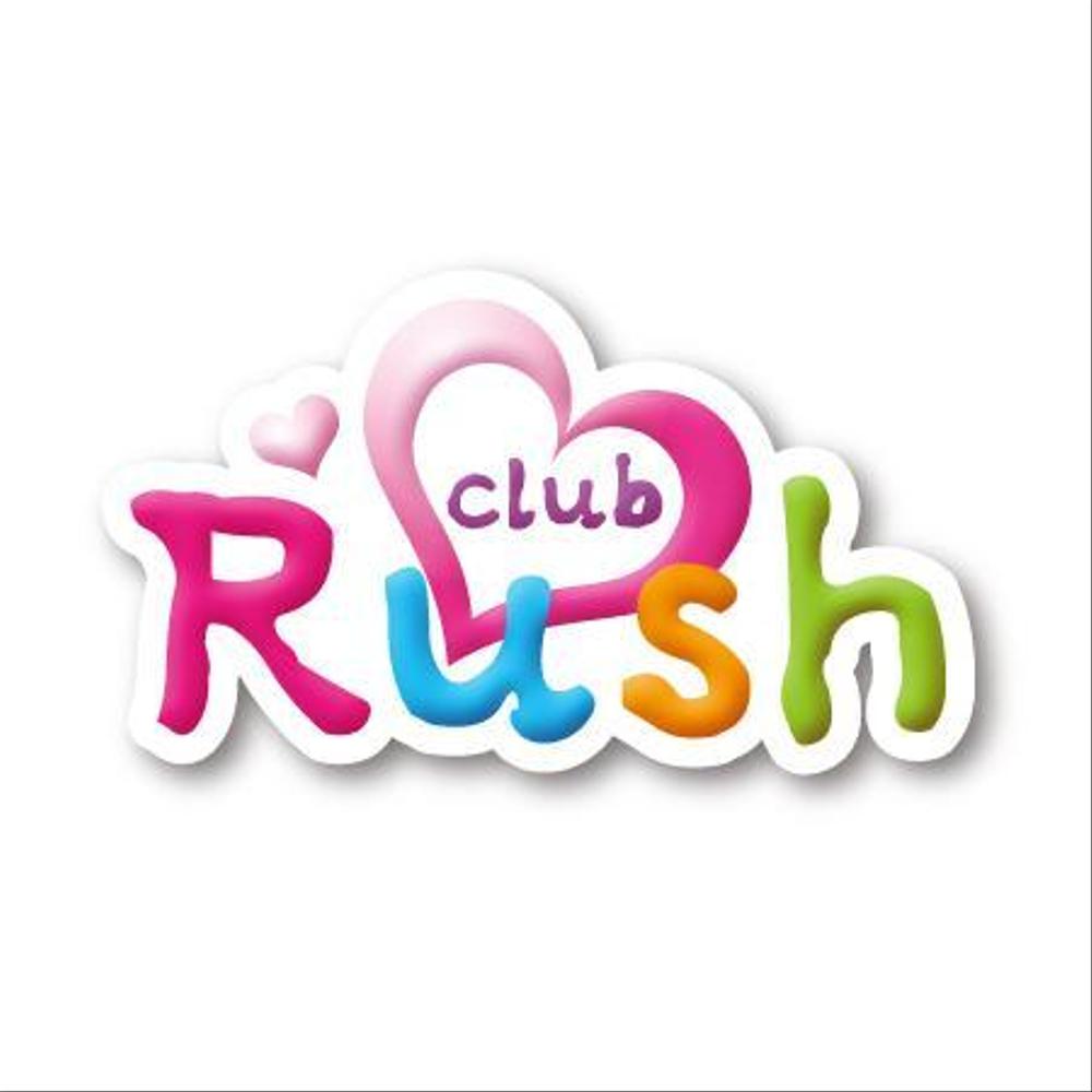 「club Rush」のロゴ作成