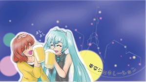 さんの初音ミク楽曲の一枚絵への提案