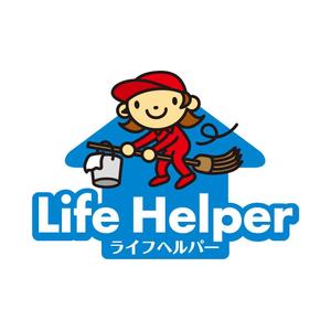 slash (slash_miyamoto)さんの家政婦・家事代行・ハウスクリーニング等の総合サービス「ライフヘルパー」のキャラクターロゴへの提案