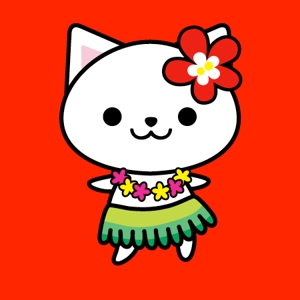 risa (risa0714)さんのハワイアンな猫のキャラクターデザインへの提案