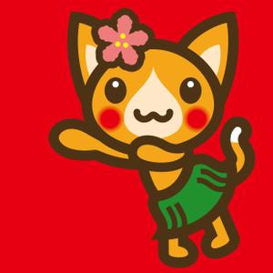 THE_watanabakery (the_watanabakery)さんのハワイアンな猫のキャラクターデザインへの提案