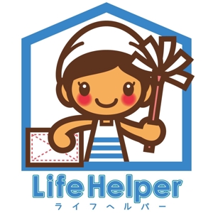 THE_watanabakery (the_watanabakery)さんの家政婦・家事代行・ハウスクリーニング等の総合サービス「ライフヘルパー」のキャラクターロゴへの提案