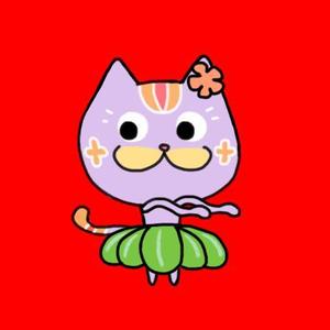 peposu (osiruko0629)さんのハワイアンな猫のキャラクターデザインへの提案