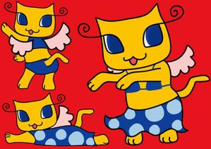 miyaby (miyaby)さんのハワイアンな猫のキャラクターデザインへの提案