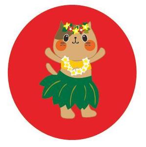 ------ (nonmigi)さんのハワイアンな猫のキャラクターデザインへの提案