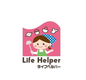 k-oki (k-oki)さんの家政婦・家事代行・ハウスクリーニング等の総合サービス「ライフヘルパー」のキャラクターロゴへの提案